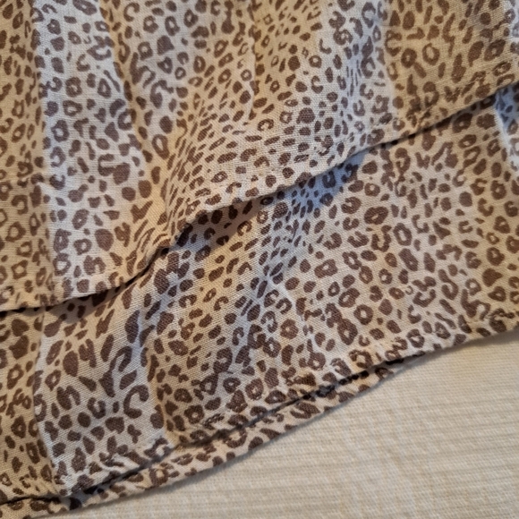 Rails women's size Small Angelina Sand Cheetah linen blend dress EUC - Picture 2 of 10